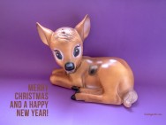 designisti, happy holidays, bambi